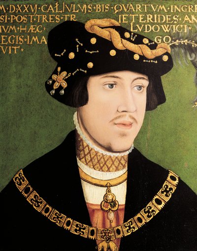 Portret van Lodewijk II van Hongarije, Koning van Hongarije, Bohemen en Kroatië door European School