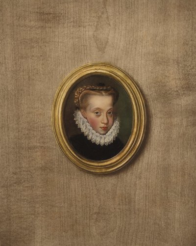 Portret van een jonge prinses door European School