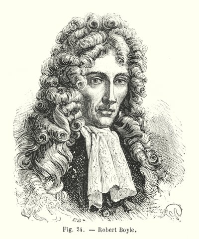 Robert Boyle (gravure) door European School