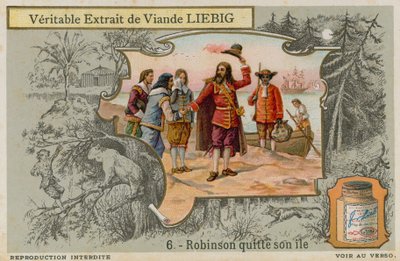 Robinson Crusoe verlaat het eiland door European School