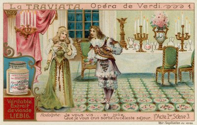 Rodolphe verklaart zijn liefde aan Violetta door European School