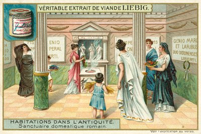 Heiligdom in een Romeins huis door European School