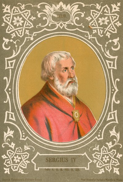 Sergius IV door European School