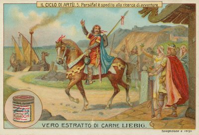 Sir Parsifal vertrekt op zijn zoektocht door European School