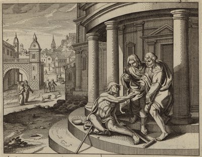 Sint Petrus geneest een lamme bedelaar in de naam van Jezus Christus door European School
