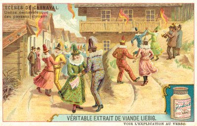 Stierse boeren carnavalsdans, Oostenrijk door European School