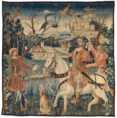 Tapijt met de Vlucht van de Reiger 