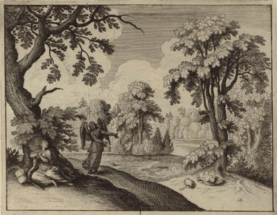 De Engel troost Hagar in de wildernis door European School