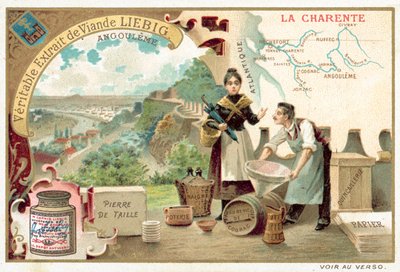 De Charente en een uitzicht op Angoulême door European School