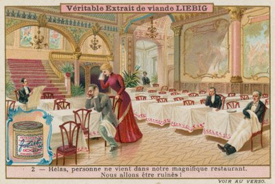 Het lege restaurant door European School