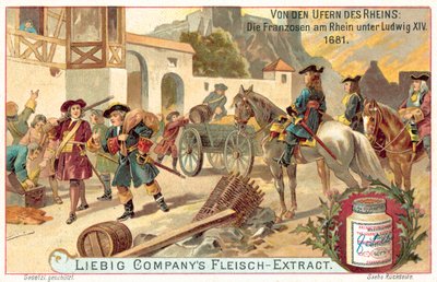 Het Franse leger onder Lodewijk XIV aan de Rijn, 1681 door European School
