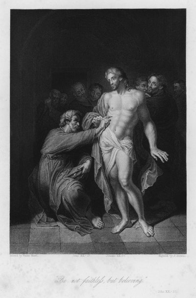De ongelovigheid van Sint Thomas, Johannes XX, 27 door European School