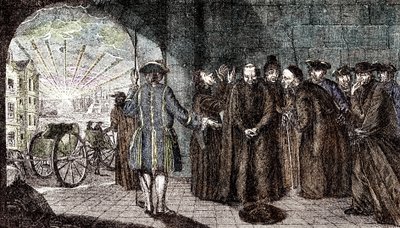 De jezuïeten verdreven uit Spanje in 1767 door European School