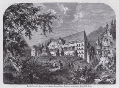 Het Kaiserhaus, keizerlijk paleis in Goslar, Duitsland door European School