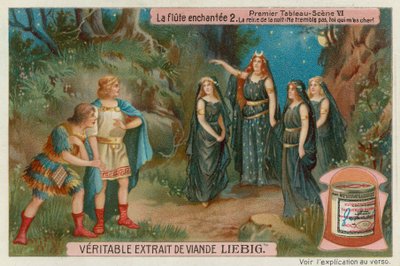 De Koningin van de Nacht ontmoet Tamino en Papageno door European School