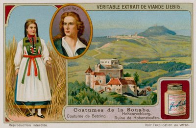 De kleding van Betzing, Friedrich Schiller en Hohenstaufen Kasteel door European School