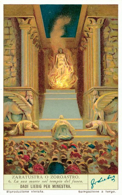 De dood van Zoroaster in de Vuurtempel door European School