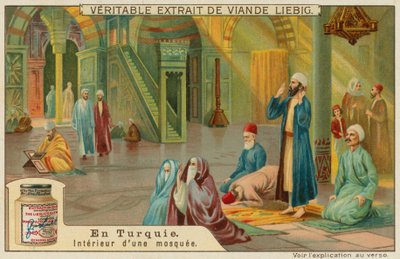 Het interieur van een Turkse moskee door European School