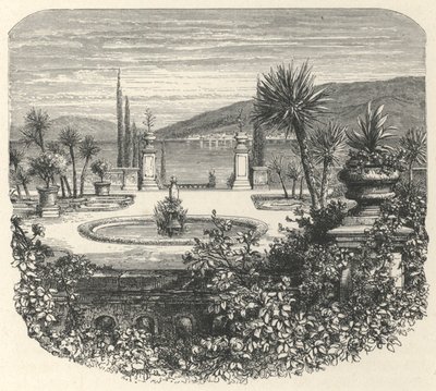 Een terras van Isola-Bella (gravure) door European School