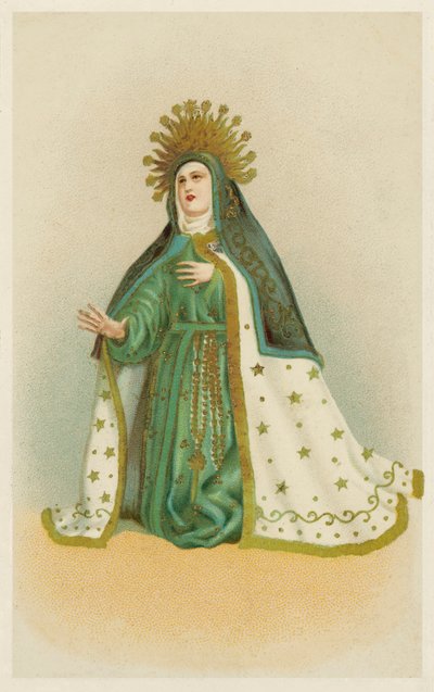 Maria (chromolitho) door European School