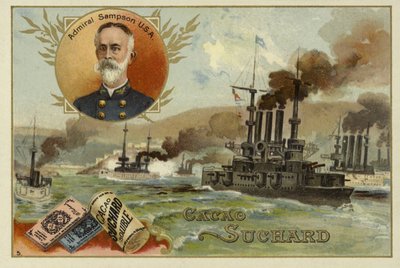 William Sampson, Amerikaanse admiraal, Spaans-Amerikaanse Oorlog, 1898 door European School