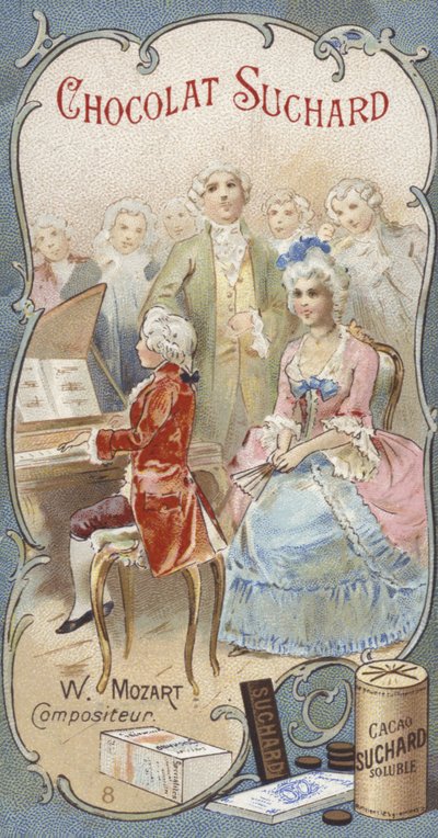 Wolfgang Amadeus Mozart, Oostenrijkse muzikant en componist, als kind door European School