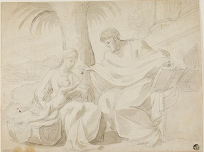 Heilige Familie door Eustache Le Sueur