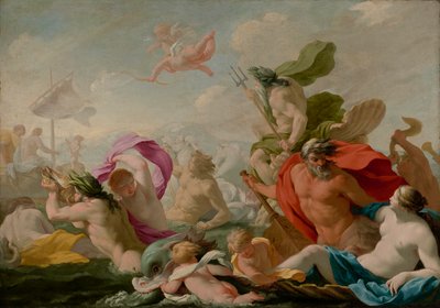 Zee Goden Brengen Eer aan de Liefde, c.1636-8 door Eustache Le Sueur