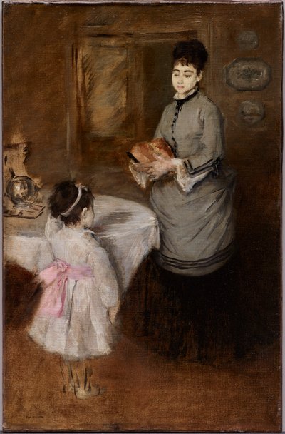 Middagthee, c.1874 door Eva Gonzalès