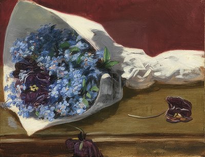 Bloemenboeket (Bouquet de fleurs). Om 1874 door Eva Gonzalès