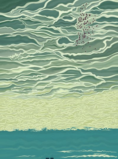 9-11-21 (digitale kunst) door Evan Sklar
