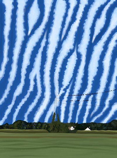 Veld en draden, North Fork, Long Island door Evan Sklar