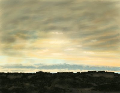 Zwanenstrand, duinen en lucht door Evan Sklar