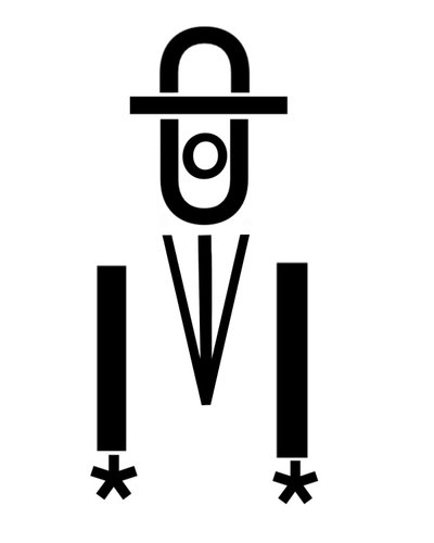 "De Mensenzoon" gemaakt met typografie (digitale kunst) door Evan Sklar
