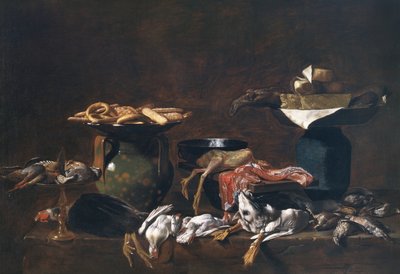 Keukenstilleven door Evaristo Baschenis