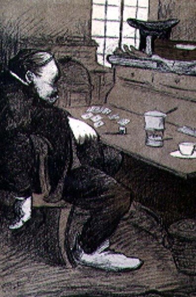 Werk (Le Travail) gegraveerd door J.G.R. uit 