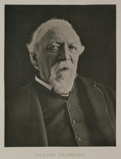 Portret van Robert Browning, c.1889 door Eveleen Myers