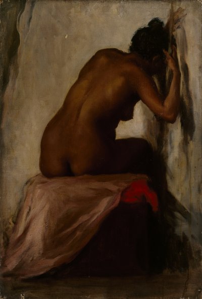 Zittende Vrouwelijke Figuur, ca. 1898 door Evelyn Cheston