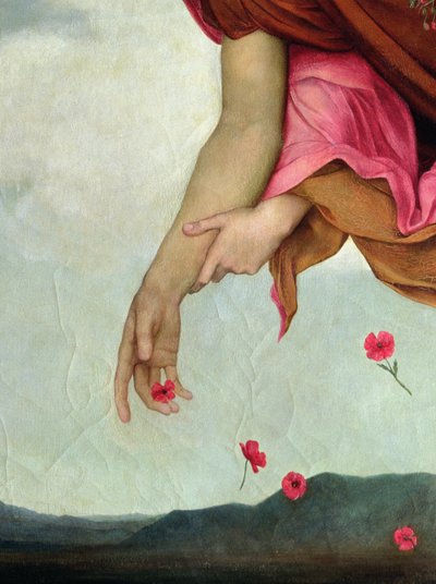 Nacht en Slaap, 1878 (detail) door Evelyn De Morgan
