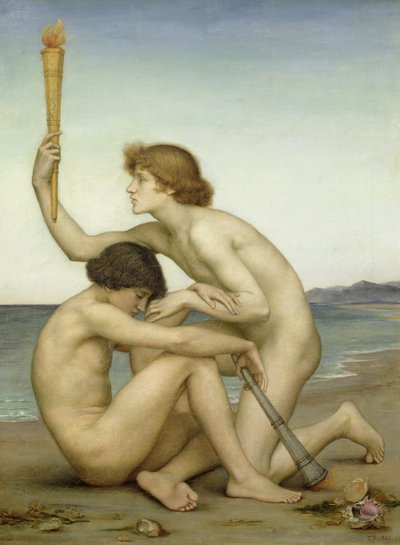 Phosphorus en Hesperus door Evelyn De Morgan