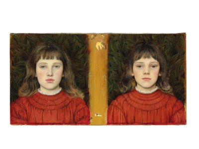 Portretten van Alice Mildred en Winifred Julia Spencer Stanhope, 1884 door Evelyn De Morgan