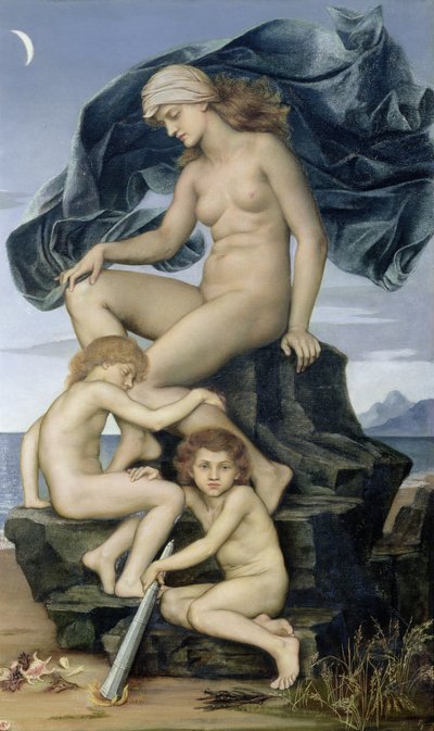 Slaap en Dood, de Kinderen van de Nacht door Evelyn De Morgan