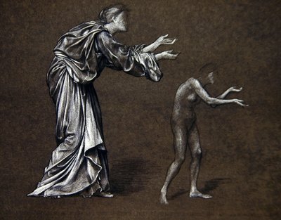 Sint Christina die de Juwelen van haar Vader Geeft door Evelyn De Morgan
