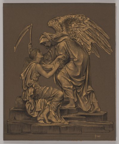 De Engel des Doods door Evelyn De Morgan