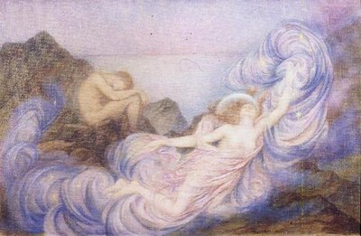 Schemering door Evelyn De Morgan