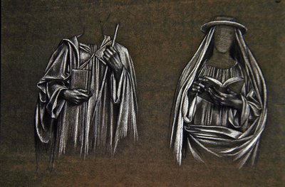 Twee studies van een pelgrim door Evelyn De Morgan