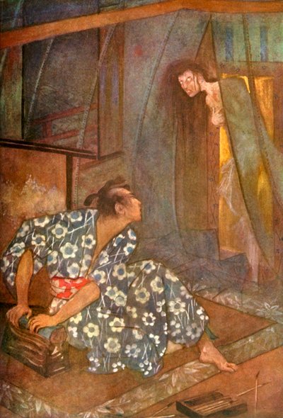 Een Kakemono-spook, 1912 door Evelyn Paul