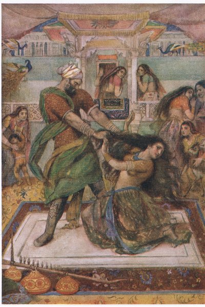 Draupadi uit haar kamer gesleept door Evelyn Paul