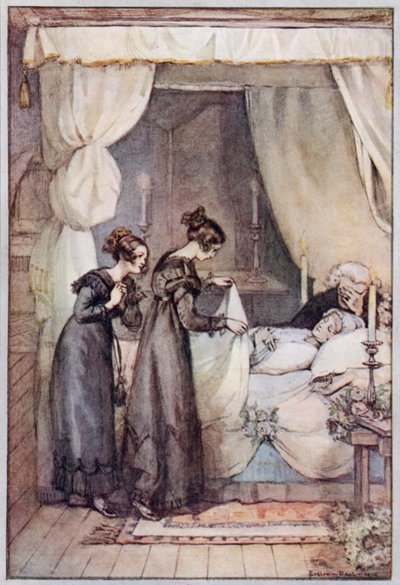 Illustratie voor Cranford door Mrs Gaskell door Evelyn Paul