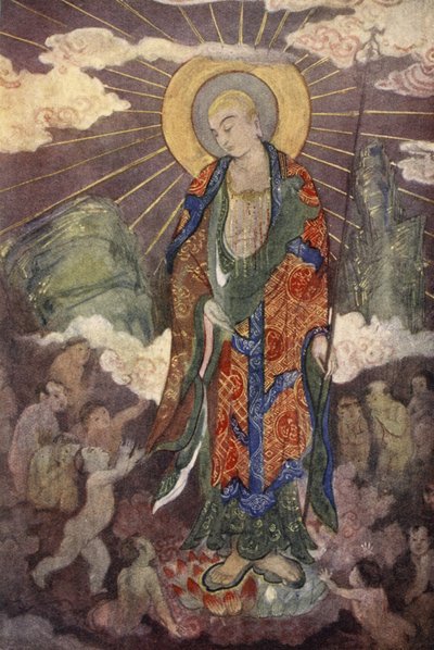 Jizo, de god van de kinderen, illustratie uit 